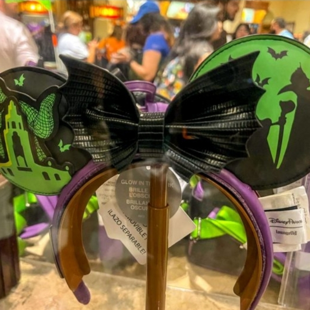 EXCLUSIVE DisneyParks DCA '24 Oogie Boogie Bash Loungefly Ears Headband GITD NWT